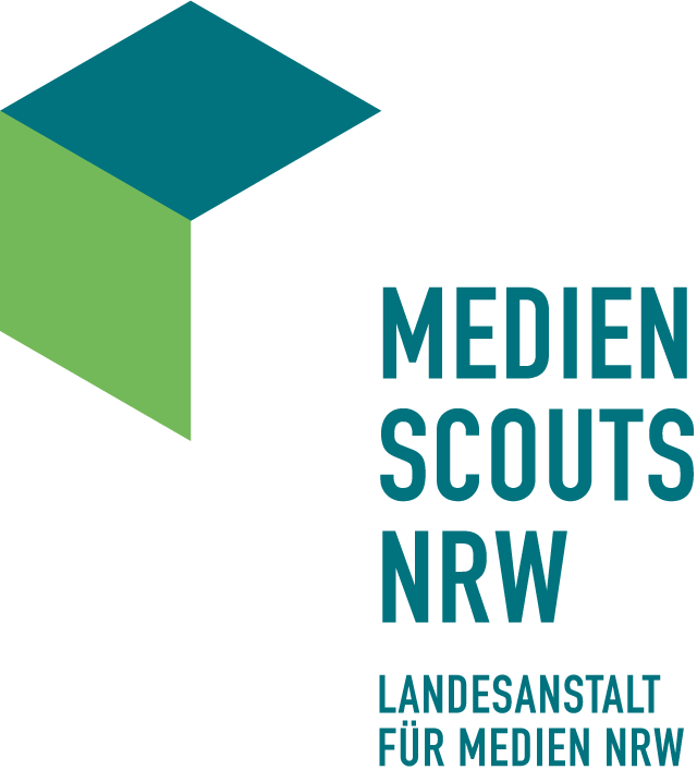 Logo des Projekts Medienscouts NRW der Landesanstalt für Medien NRW